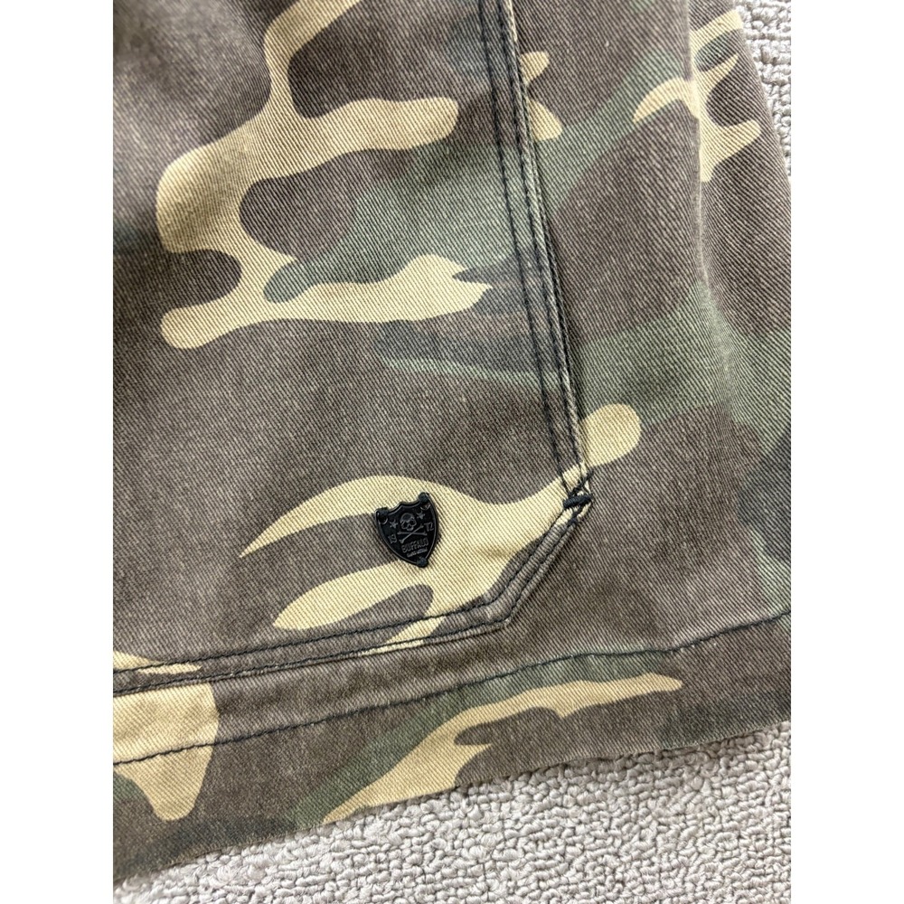 Buffalo David Bitton Military Jacket Men M Multi Color Jabren Camouflage Army - Picture 12 of 13